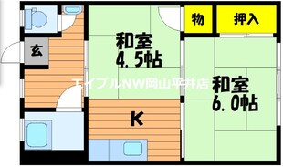 白馬荘の物件間取画像